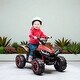 preview thumbnail 7 of 22, 12V Kids Electric ATV Quad Ride-On with Music, Headlights, AUX & USB, Forward/Reverse, Steel Frame, for Ages 3-5