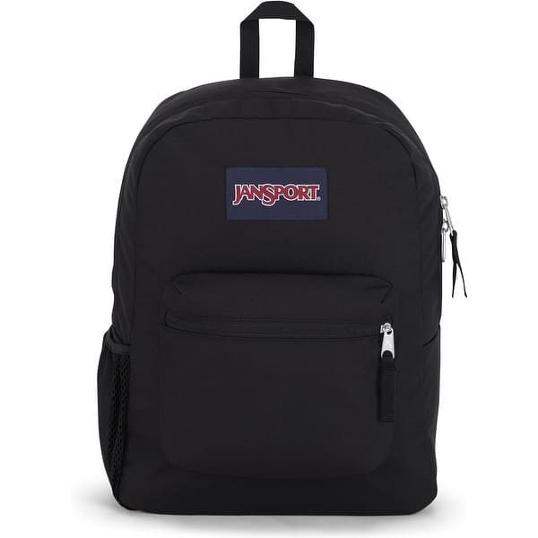 jansport backpack with phone pocket Superbreak Plus The polyester material keeps it durable while the straps adjust to find the perfect fit JanSport Cross Town Plus Backpack