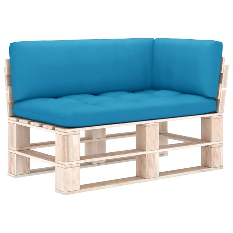 vidaXL Chair Cushion Water Repellent Pallet Cushion Seat Pad Pillow Fabric - 40.6" x 22.8" x 3.9"
