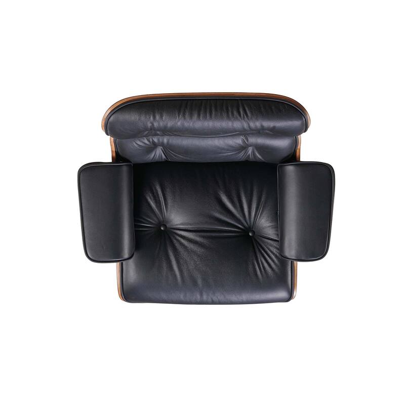 Mid Century Modern Leather Lounge Chair Armchair Recliner