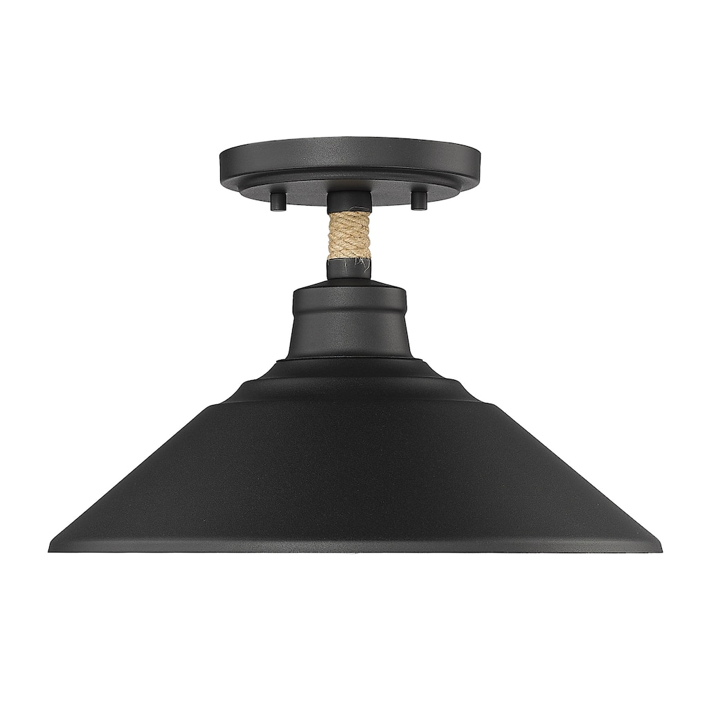 Journey 12" Wide 1-Light Semi-Flush