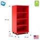 preview thumbnail 13 of 21, Tot Mate Open Single Sided Mobile Storage Locker, Write-on Wipe-off Markerboard Back, 60H