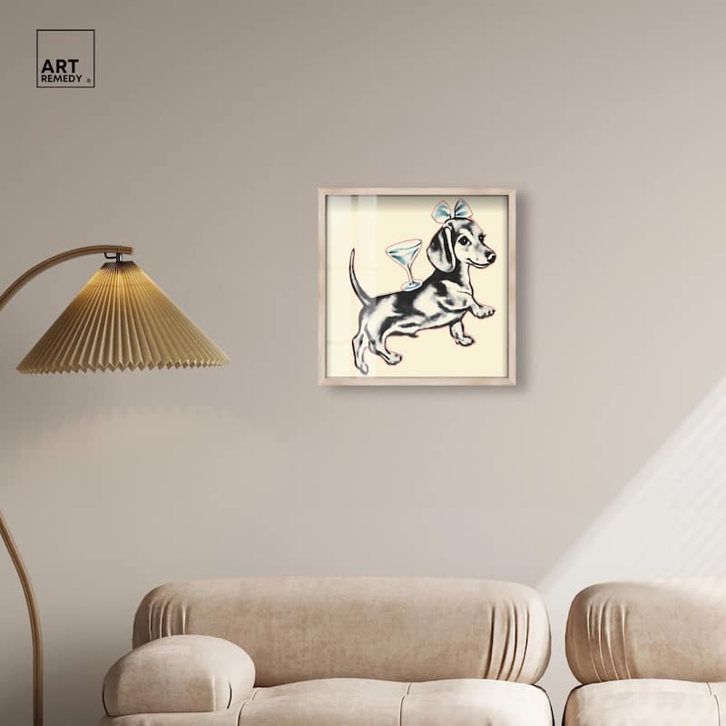 Martini Pup II Shadowbox by Art Remedy