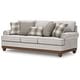 preview thumbnail 2 of 4, Signature Design by Ashley Meadowview Light Gray/Brown Sofa - 99"W x 40"D x 41"H