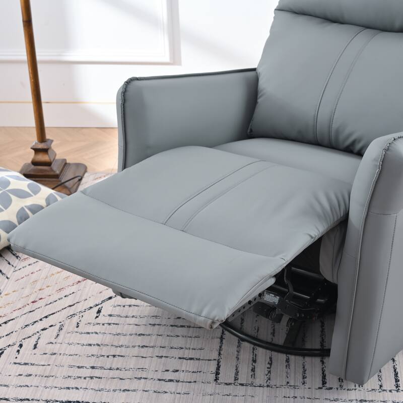 Rocking Recliner Chair,360 Degree Swivel Nursery Rocking Chair,Glider Chair,Modern Small Rocking Swivel Recliner Chair