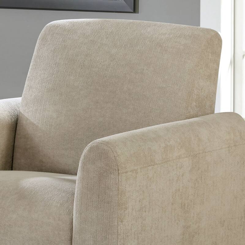 Kopitseva Contemporary Grey Fabric Padded Chair by Strick & Bolton