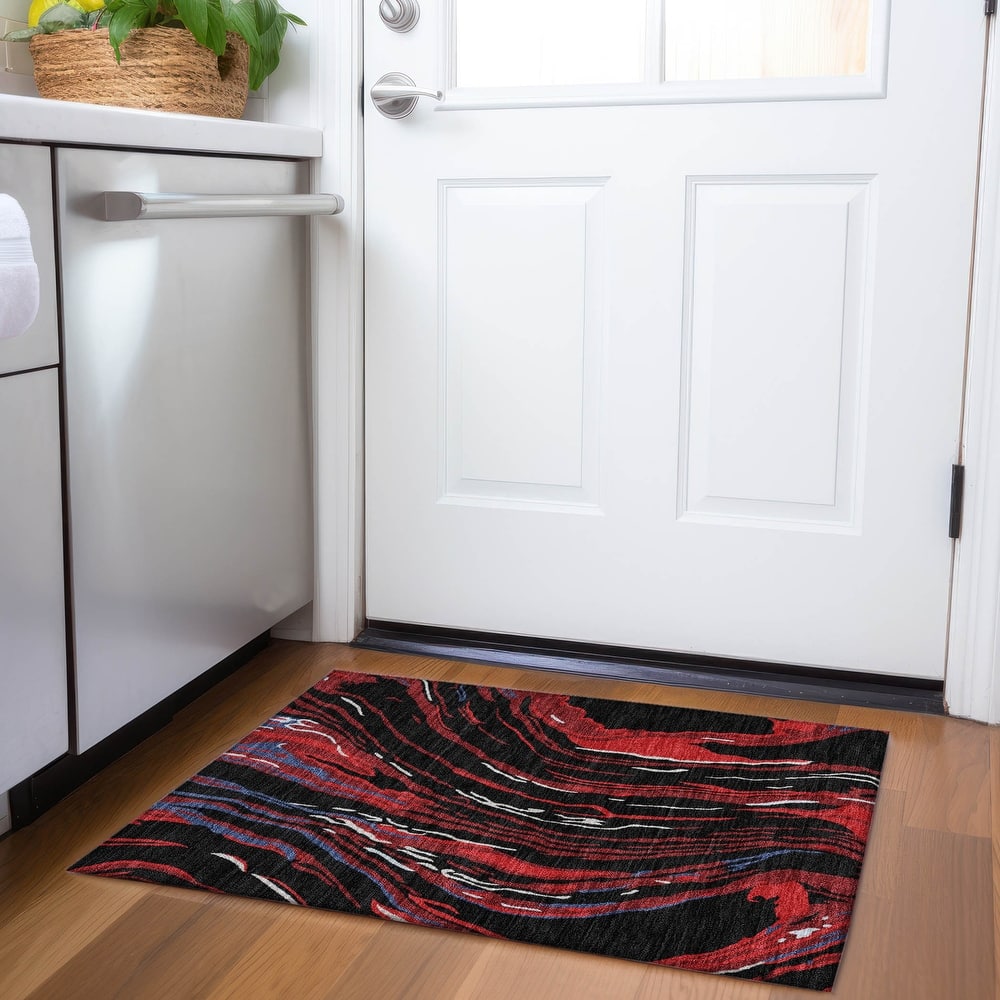 Premium Washable Super Soft Abstract Contemporary Mayfield Rug