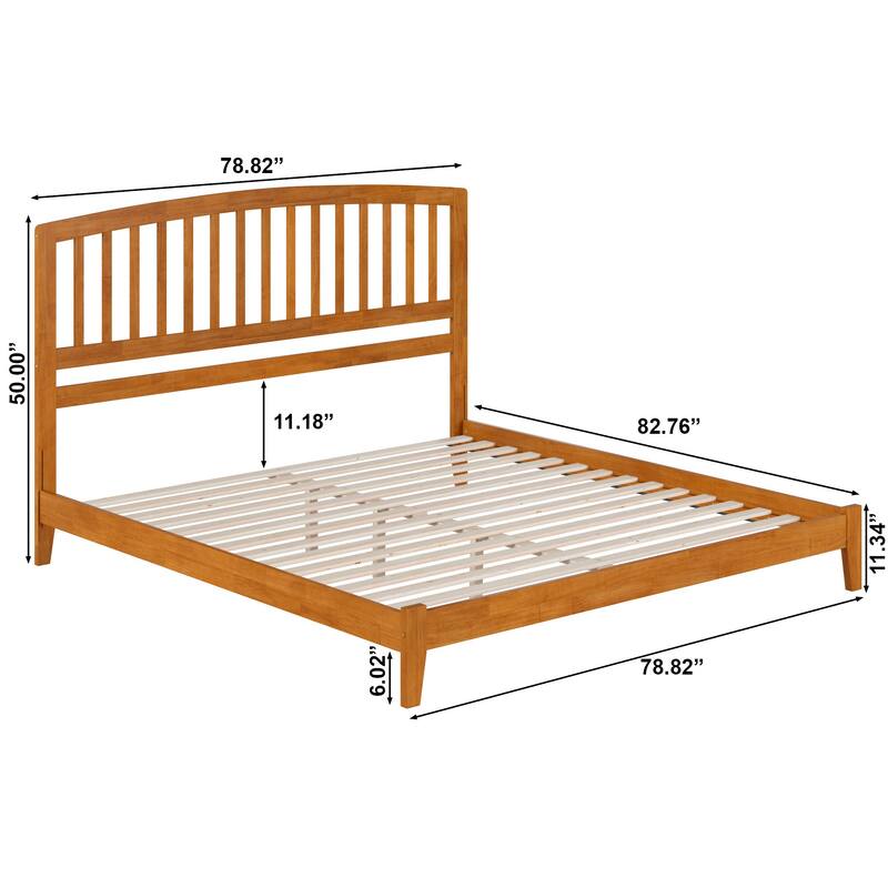 AFI, Richmond Solid Wood Low Profile Platform Bed