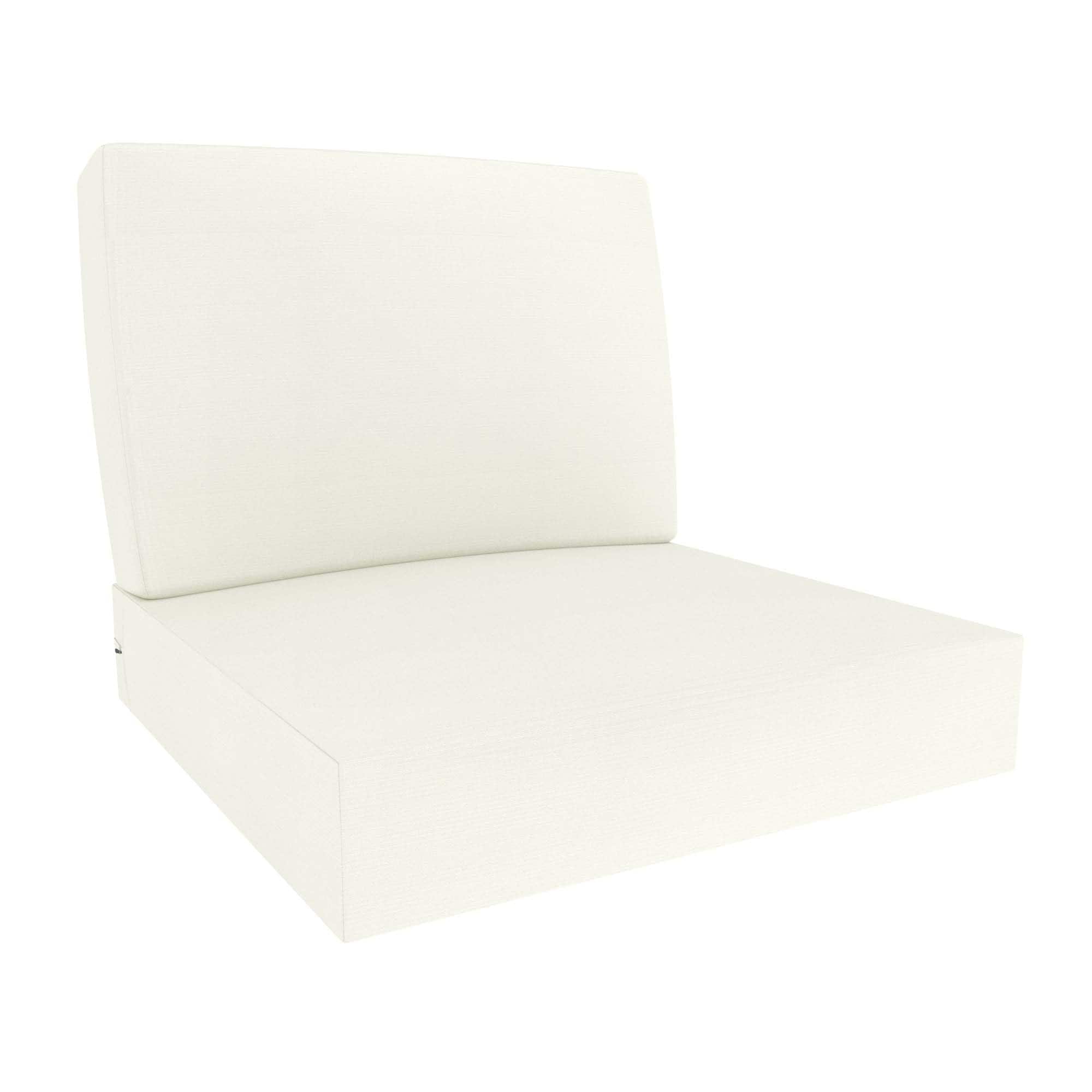 Covers&All Outdoor Sunbrella Deep Seat Cushion Set, Water, UV & Fade Resistant Patio Chair Cushions for Outdoor Furniture