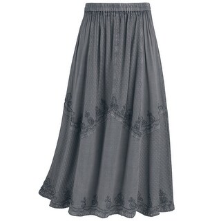 Shop Tabeez Women's Stretch Denim Long Skirt - Free Shipping Today ...