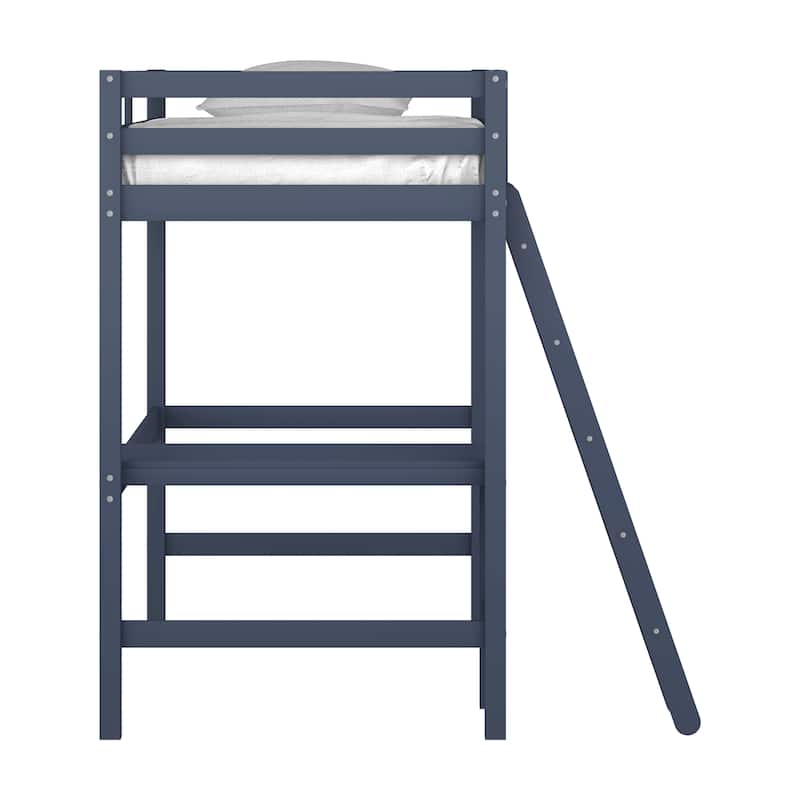 Hillsdale Caspian Wood Twin Loft Bed with Desk