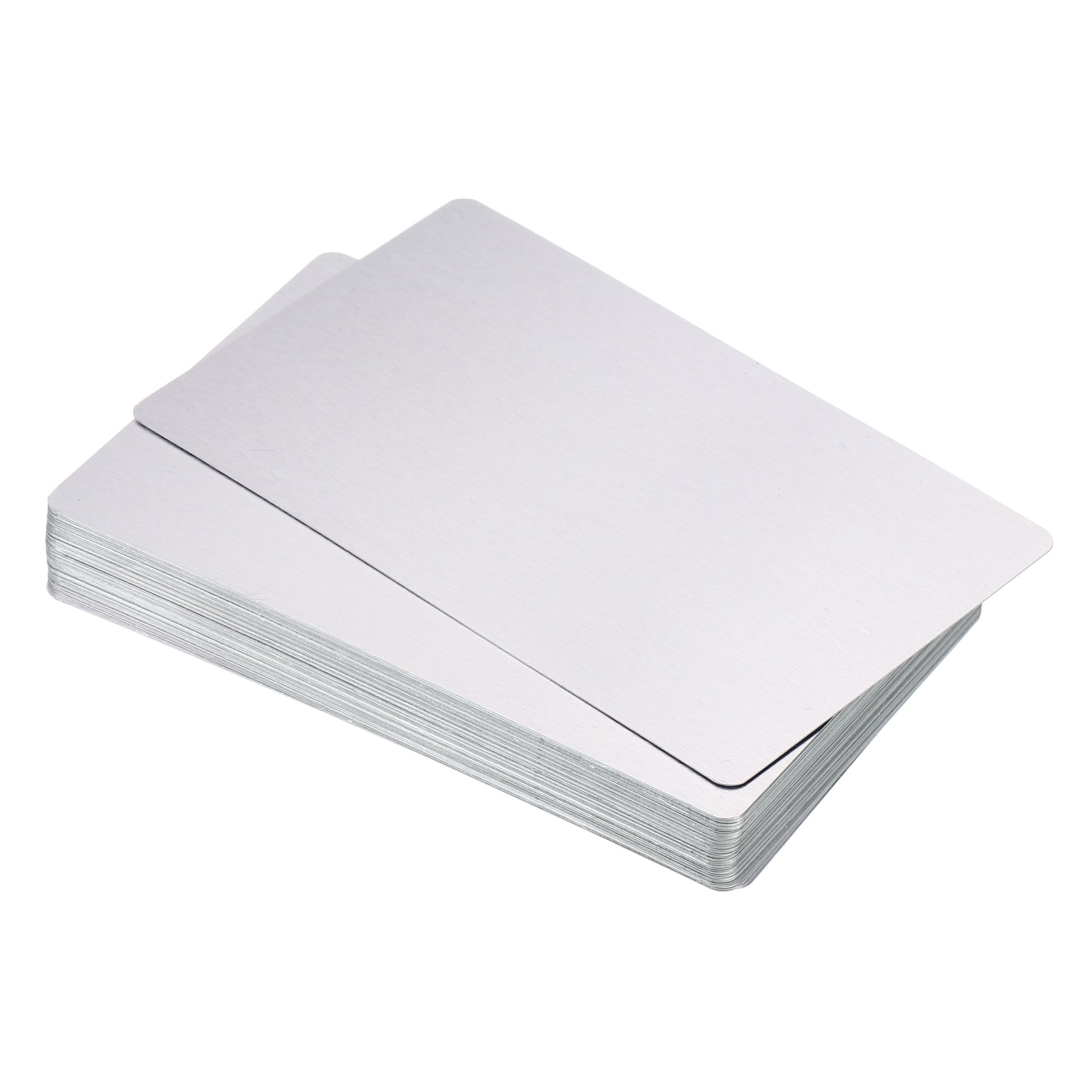 100 Double Sided Dye Sublimation Aluminum Business Card Blanks