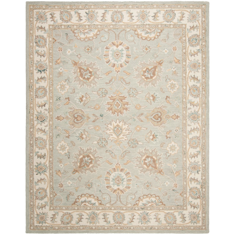 SAFAVIEH Handmade Blossom Riki Modern Floral Wool Rug