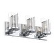 preview thumbnail 2 of 7, Varaluz So Inclined 3-Light Glass and Mesh Bathroom Vanity Light