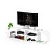 preview thumbnail 11 of 15, DiscountWorld Caitlyn TV Unit White-Chrome