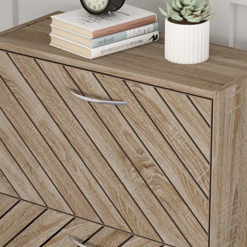 22.4"W Three Drawers Shoe Storage Cabinet,Fold-out Drawer