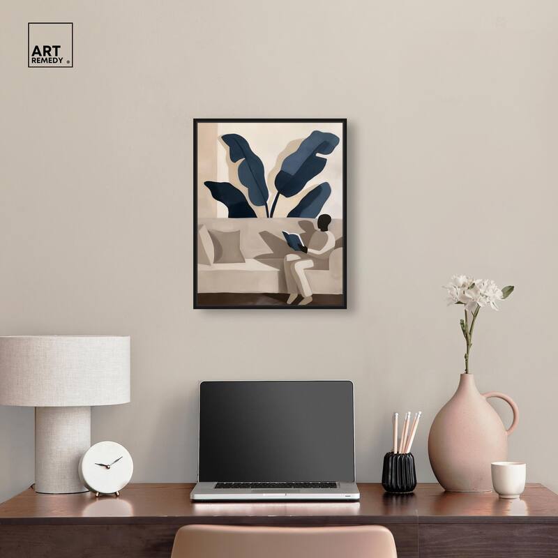 Void Reader II Canvas by Art Remedy