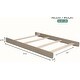 preview thumbnail 9 of 10, Evolur Convertible Crib Wooden Full Size Bed Rail