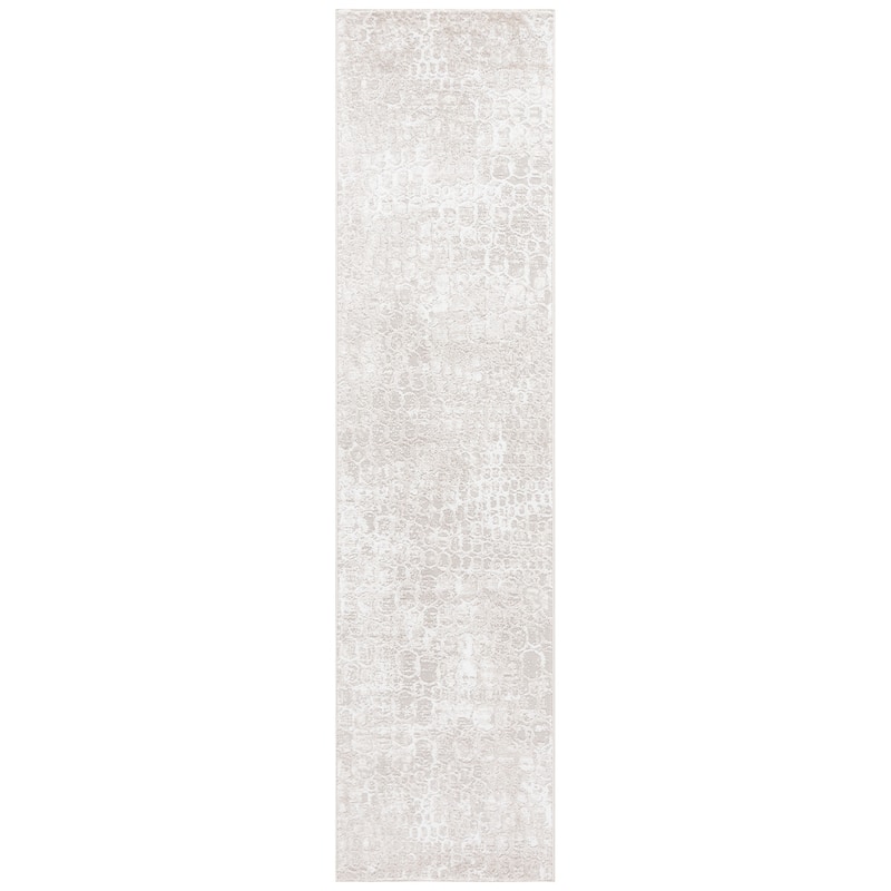 SAFAVIEH Carter Veronique Modern & Contemporary Rug - 2' x 8' Runner - Ivory/Taupe