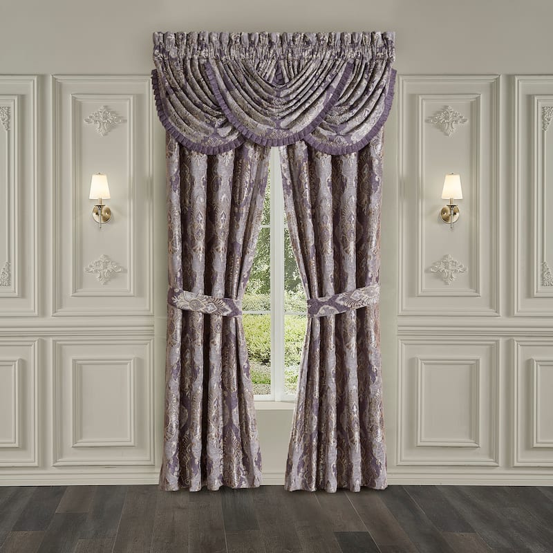 Five Queens Court Dominique Window Panel Pair - 84 Inches