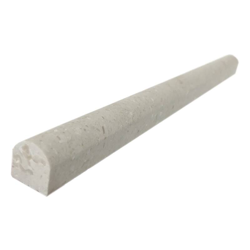 Fresca Limestone 0.75" x 12" Honed Pencil Liner