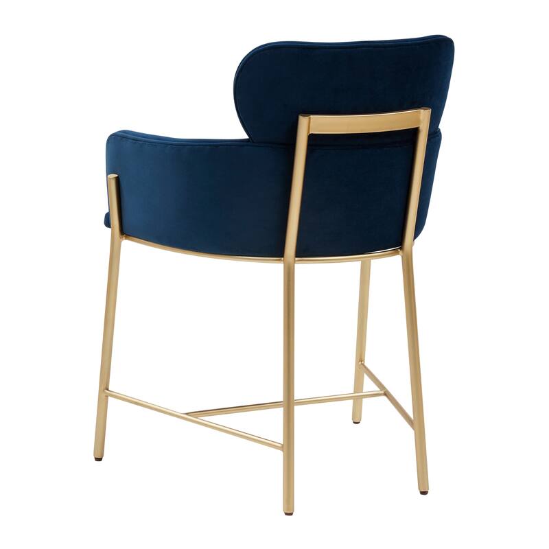 SAFAVIEH Couture Zuhal Dining Chair (Fully Assembled) - 21.9" W x 20.7" L x 30.1" H - 22Wx21Dx30H