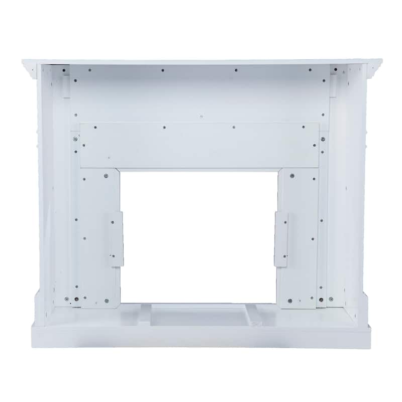SEI Furniture Darvingmore Marble Fireplace - 48"W x 15"D x 40"H