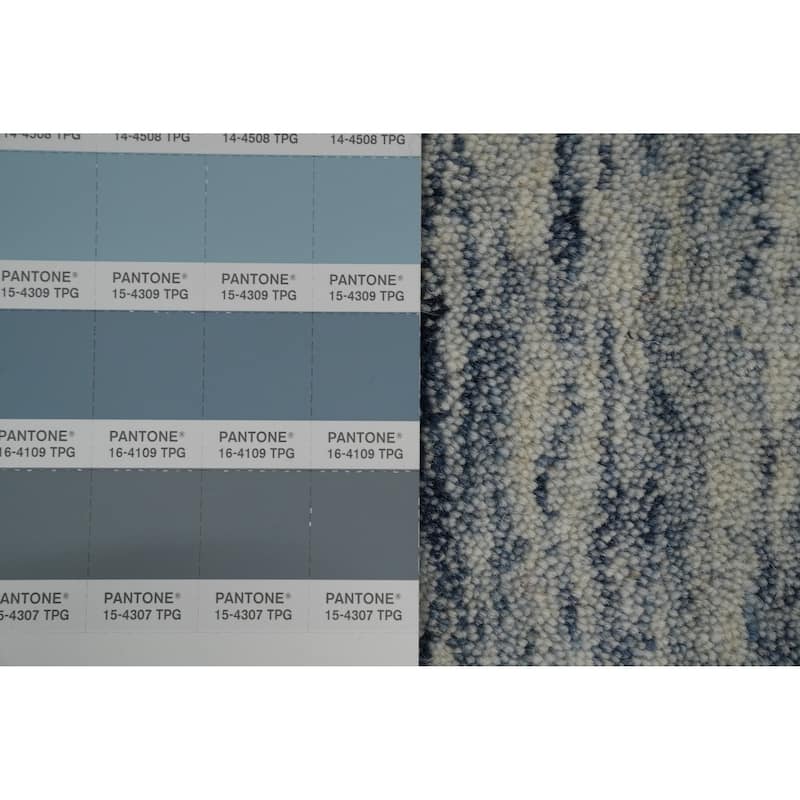 Hand Knotted Oriental 100% Wool Carpet Tribal Animal Pictorial Navy Blue & Blues Gabbeh Area Rug - 10' 1'' X 9' 8''
