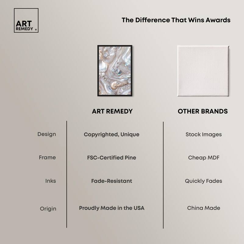 Fluid Preciousness II Canvas by Art Remedy