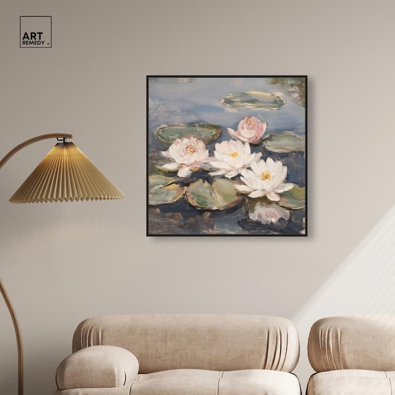 Water Lilies Canvas by Art Remedy