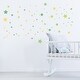 preview thumbnail 6 of 10, Walplus Green Yellow Stars Wall Sticker Home Decor Minimalist Decal