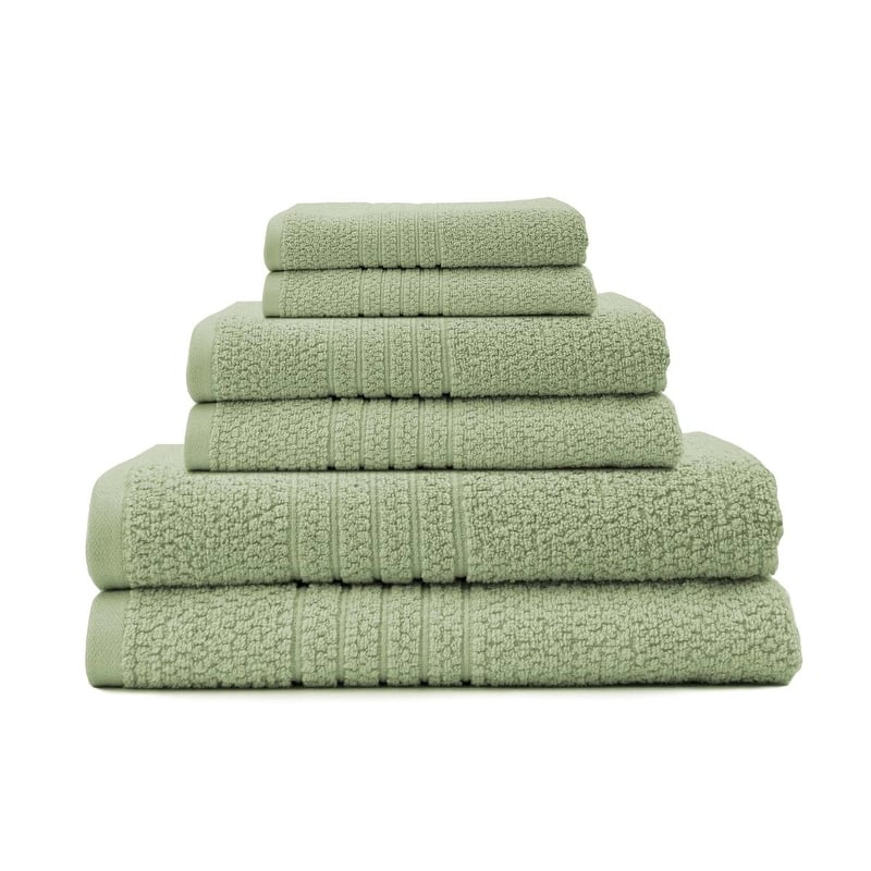 Softee 6-Piece 100% Cotton Bath - Seedling