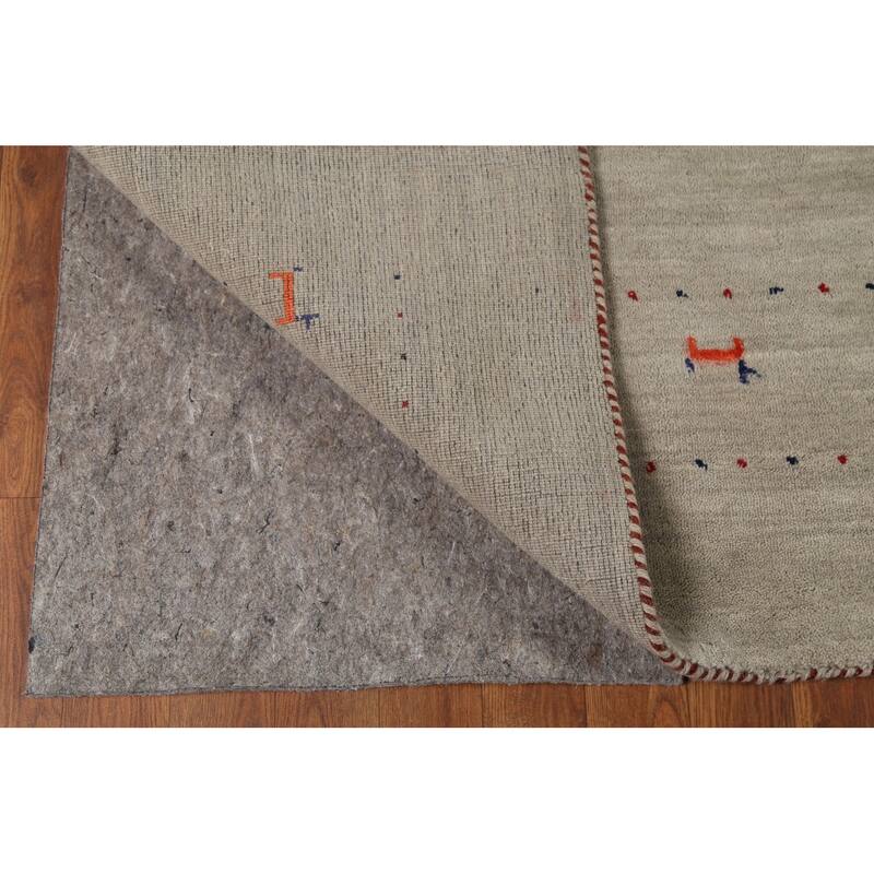 Tribal Gabbeh Oriental Area Rug Handmade Contemporary Wool Carpet - 6'7"x 9'10"