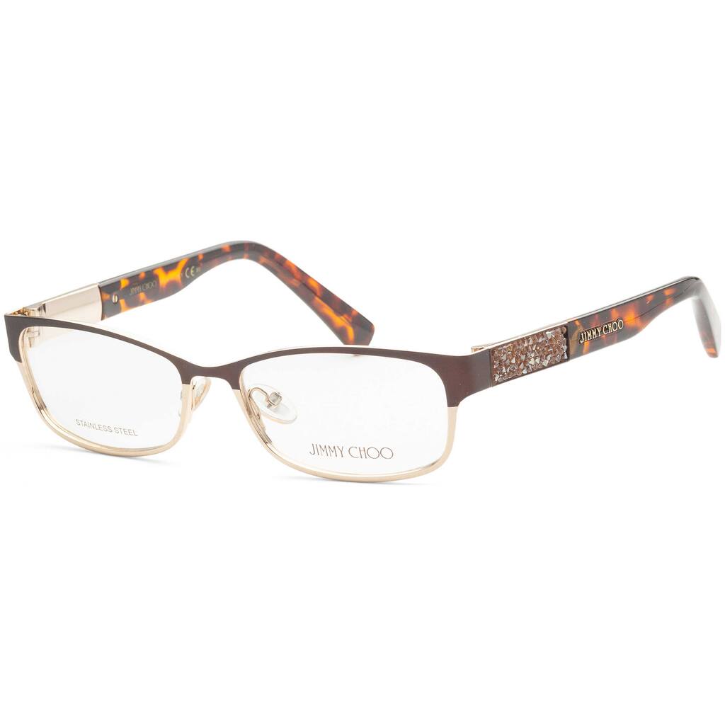 Jimmy Choo Women's 52mm Brown Gold Opticals JC124-0FG4-00