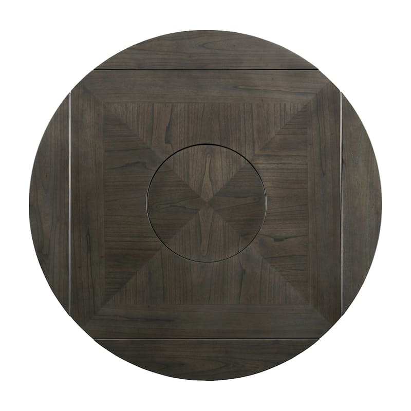 Drov Farmhouse Solid Wood 3-Shelf 7-Piece Counter Height Dining Set by Furniture of America