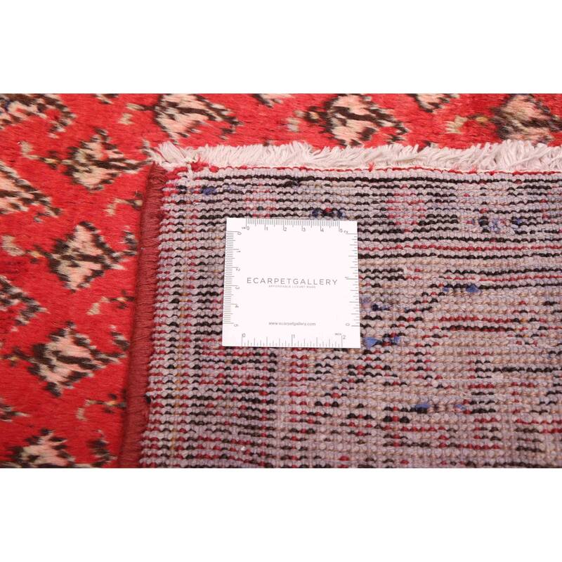 ECARPETGALLERY Hand-knotted Andelz Red Wool Rug - 4'0 x 6'4