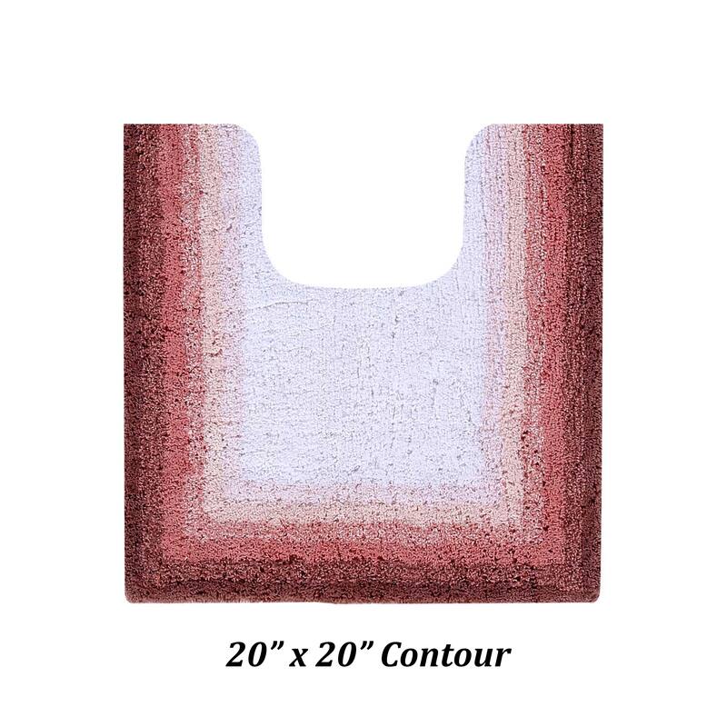 Better Trends 100% Cotton Super Soft & Highly Water Absorbent Bathroom Rugs-Torrent Collection Tufted Machine Washable Bath Mats