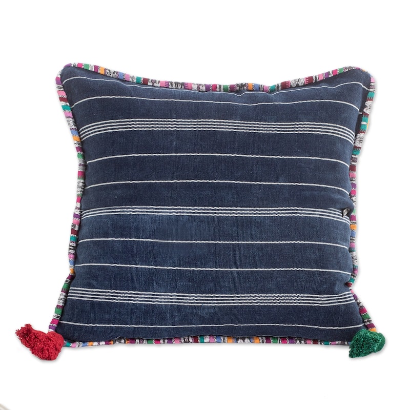 Novica Handmade Land Of Traditions Cotton Cushion Cover