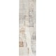 preview thumbnail 4 of 8, Nourison Home Iliana Indoor only Grey Abstract Area Rug 5' 3" x 7' 3" - Grey