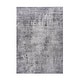 preview thumbnail 1 of 7, LOOM & LUXE Collection Light Grey/Abstract Non-Shedding Area Rug 36" D x 24" W x 0.35" H