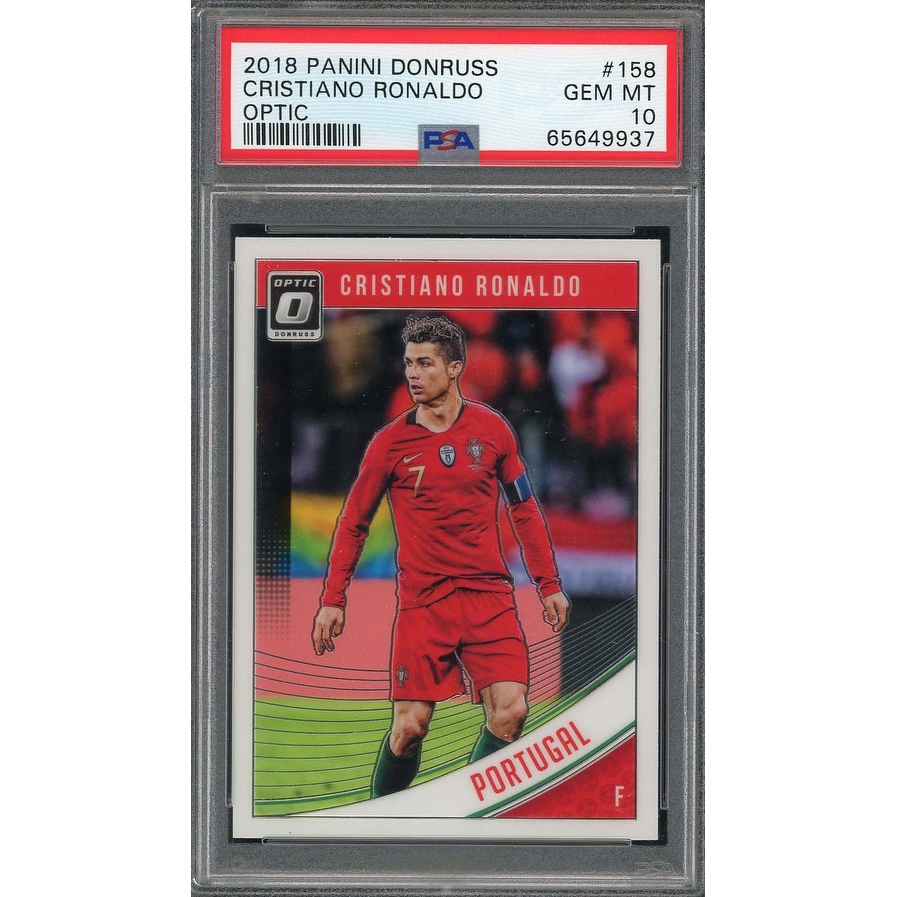 Cristiano Ronaldo 2018 Panini Donruss Optic Soccer Card #158