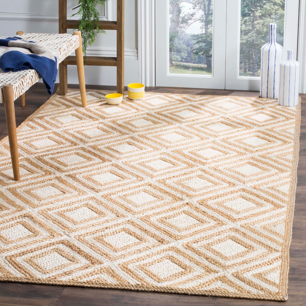 SAFAVIEH Handmade Cape Cod Alzira Coastal Jute Rug