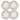 STP Goods Fleurs de Prairie Bone China Dinner Plate Set of 4