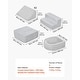 preview thumbnail 3 of 10, White Crystal Velvet Foam Climbing Blocks Set, 5 Piece Modular Playset for Kids - N/A