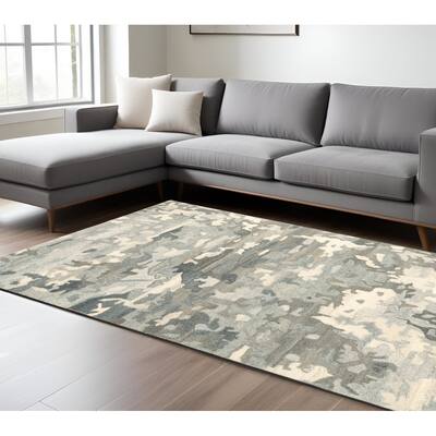 HomeRootsAbstract Modern Rectangle Area Rug