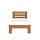 preview thumbnail 14 of 31, Max & Lily Farmhouse Twin Single Platform Bed with Headboard