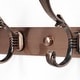 preview thumbnail 3 of 4, Dual Wall Hook Stainless Steel Base 9.6 Inch 3 Hooks Coat Towel Holder - Copper
