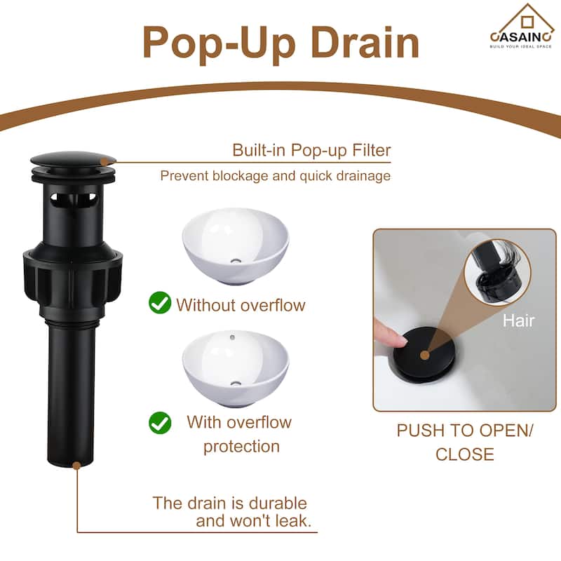 Single Handle Single Hole Vanity Sink Bathroom Faucet