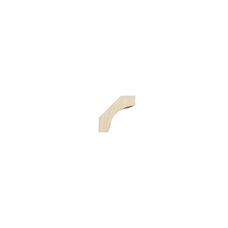 WM86 9/16-in D x 1-5/8-in W x 96-in L Americraft Solid Hardwood Stain Grade Cove Moulding