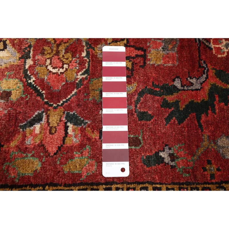 ECARPETGALLERY Hand-knotted Sarabi Dark Red Wool Rug - 7'7 x 10'4